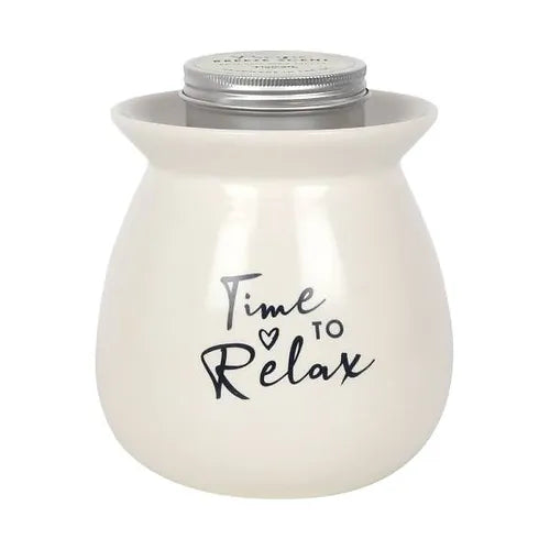 Time To Relax Pacific Breeze Eco Soy Wax Melt Burner Gift Set