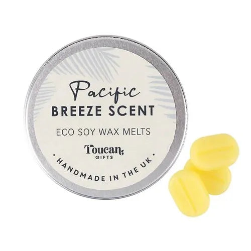Time To Relax Pacific Breeze Eco Soy Wax Melt Burner Gift Set