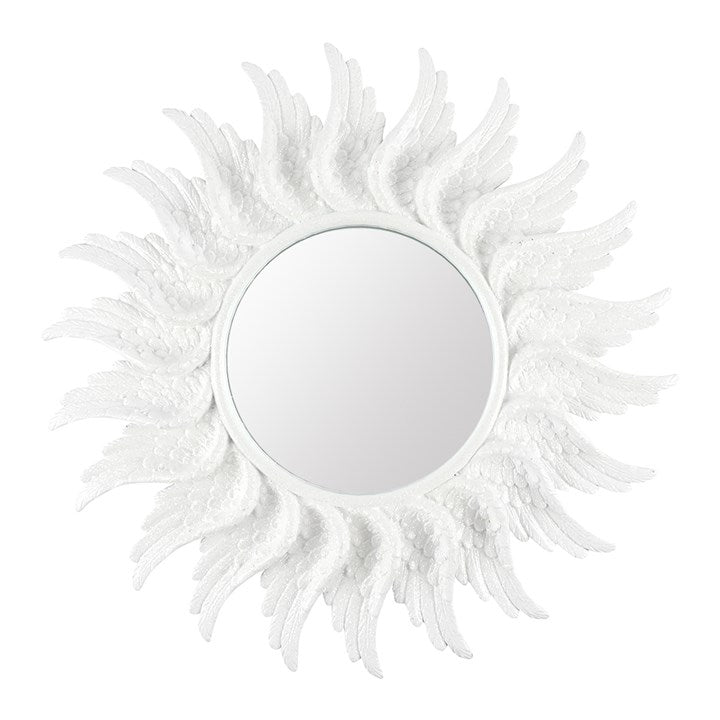 Guardian Angel Wing Glitter Mirror (47cm)