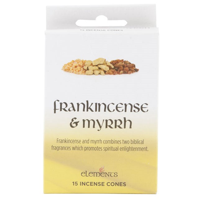 Elements Frankincense and Myrrh Incense Cones